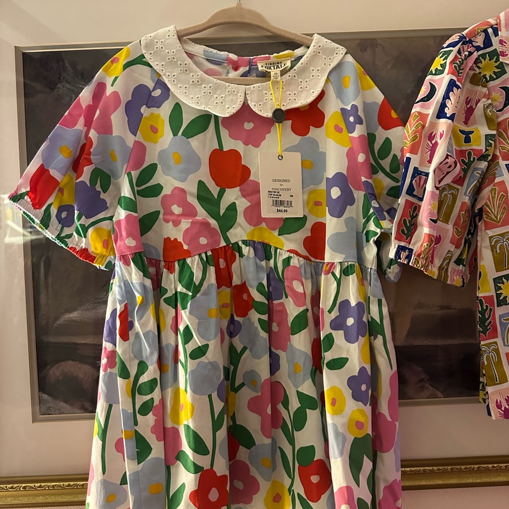 Finding foxtale boutique girls dress & top bundle